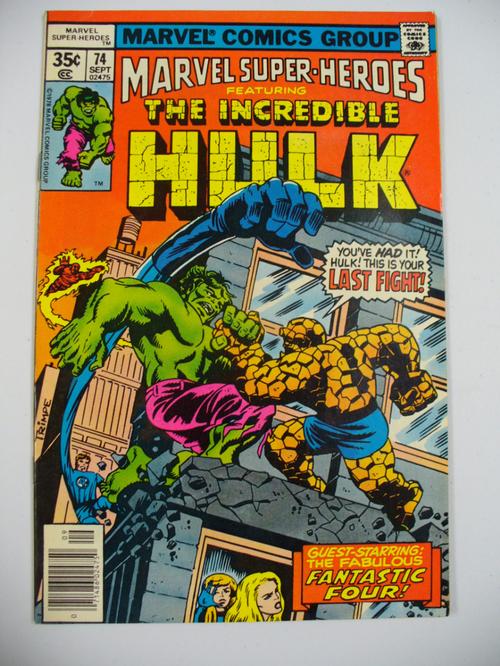 Marvel Super Heros Feat the Incredible Hulk #74
