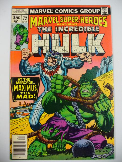 Marvel Super Heros Feat the Incredible Hulk #72