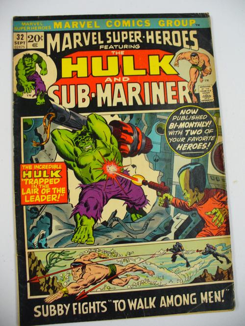 Marvel Super Heros Feat Hulk & Sub Mariner #32