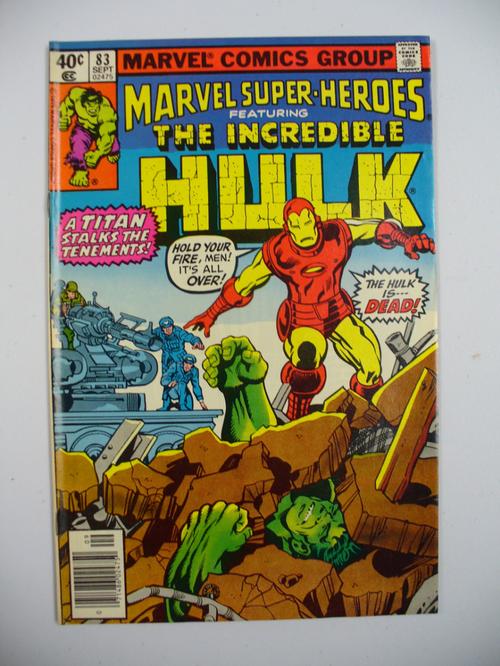 Marvel Super Heros Feat the Incredible Hulk #83